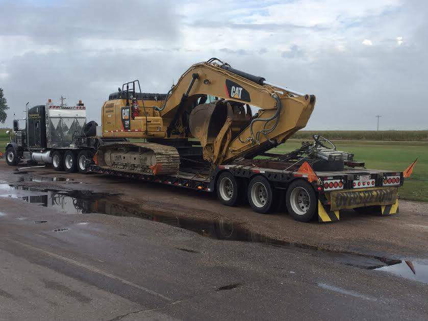 long distance excavator movers