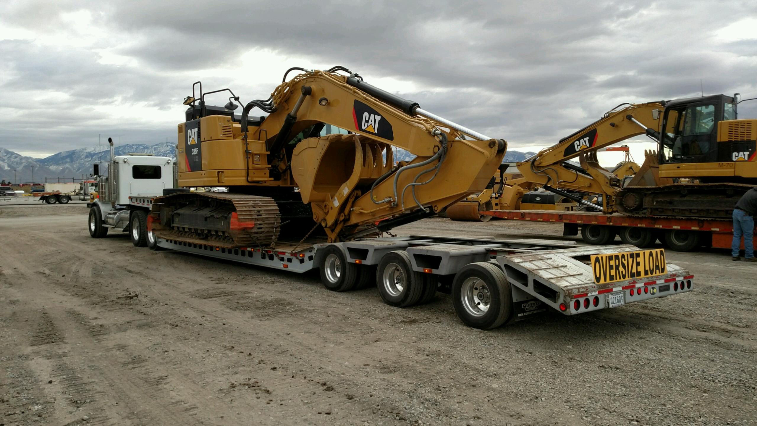 excavator shipping services